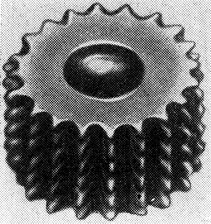 Рис. III.46. Общий вид цилиндрической шарошки с насечками на боковой поверхности
