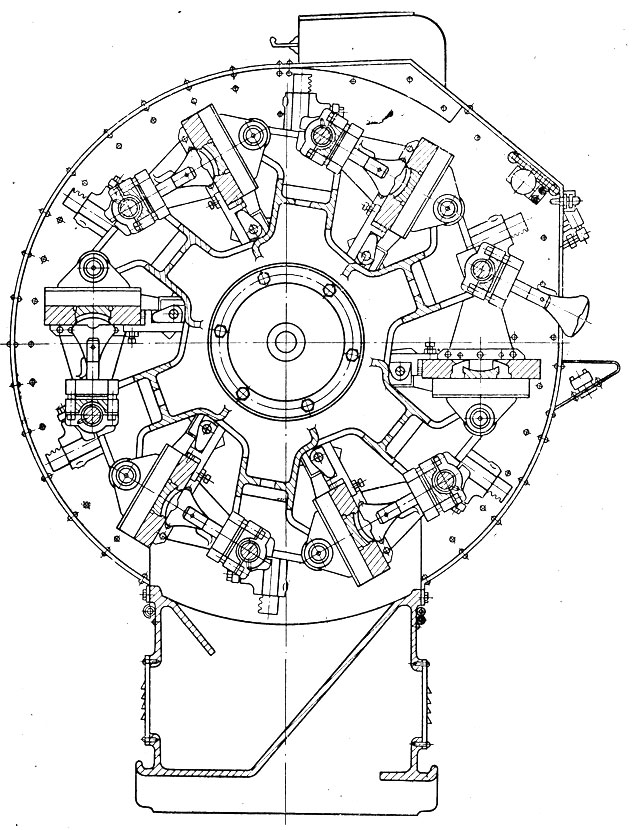 Рис. VIII.9. Схема роторного пресса АГВ-12