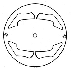 Рис. Х.15. Схема сварки подкладки из двух частей, сложенных лицевыми поверхностями