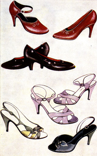 Рис. 177. Женская модельная обувь